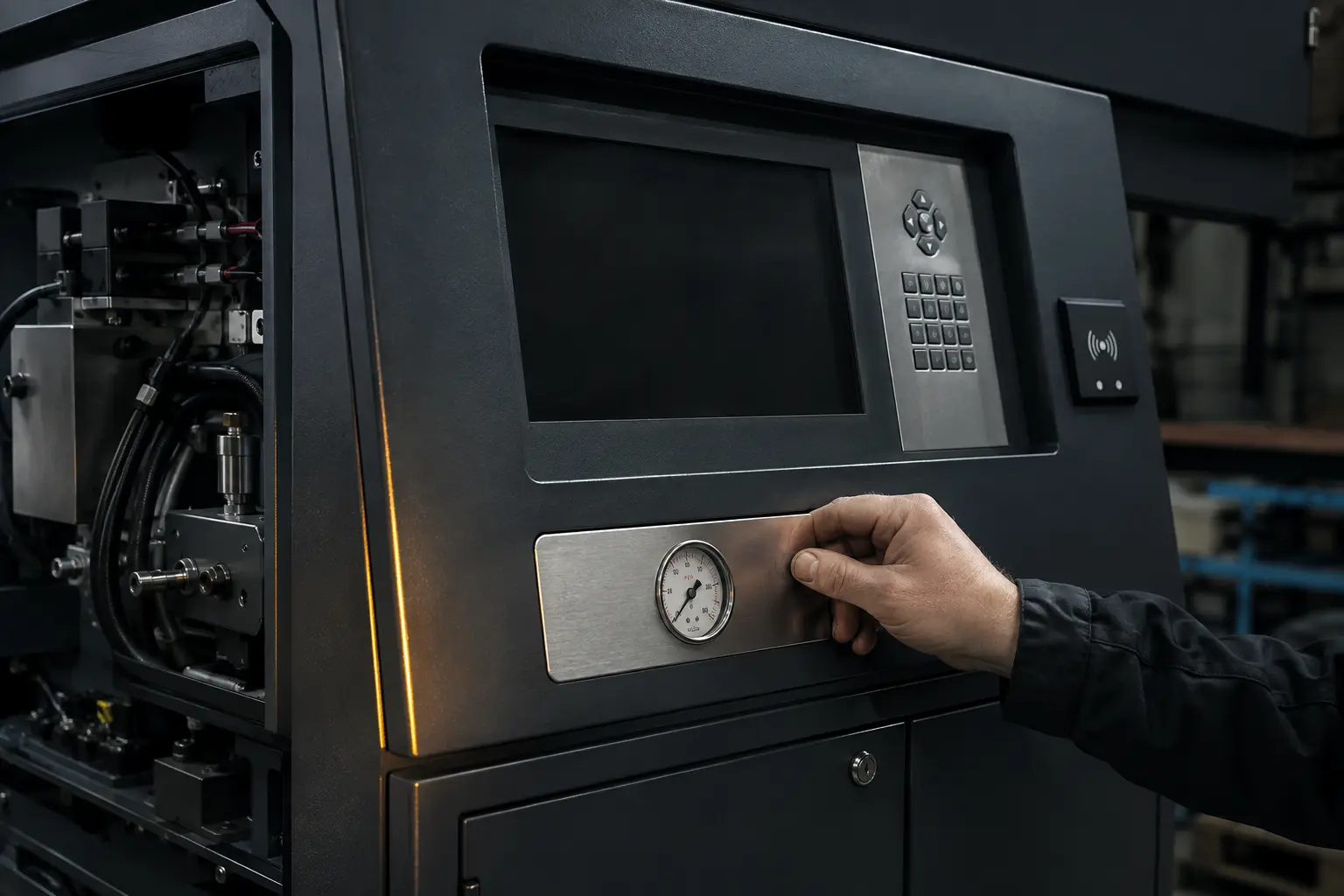 Contemporary representational inspection of Fueltek control equipment